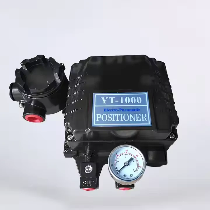 איתור אינטליגנטי של איתור פנאומטי חשמלי yt1000 סוג קו סיבוב שסתום, אות 4-20 ma