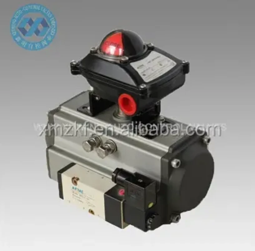 שסתום AirTAC מפעיל צילינדר פנאומטי עם מחוון מיקום מפעיל ושסתום סולנואיד AirTAC